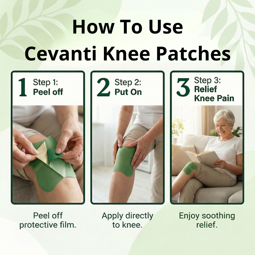 Cevanti - Natural Knee Pain Relief Patches